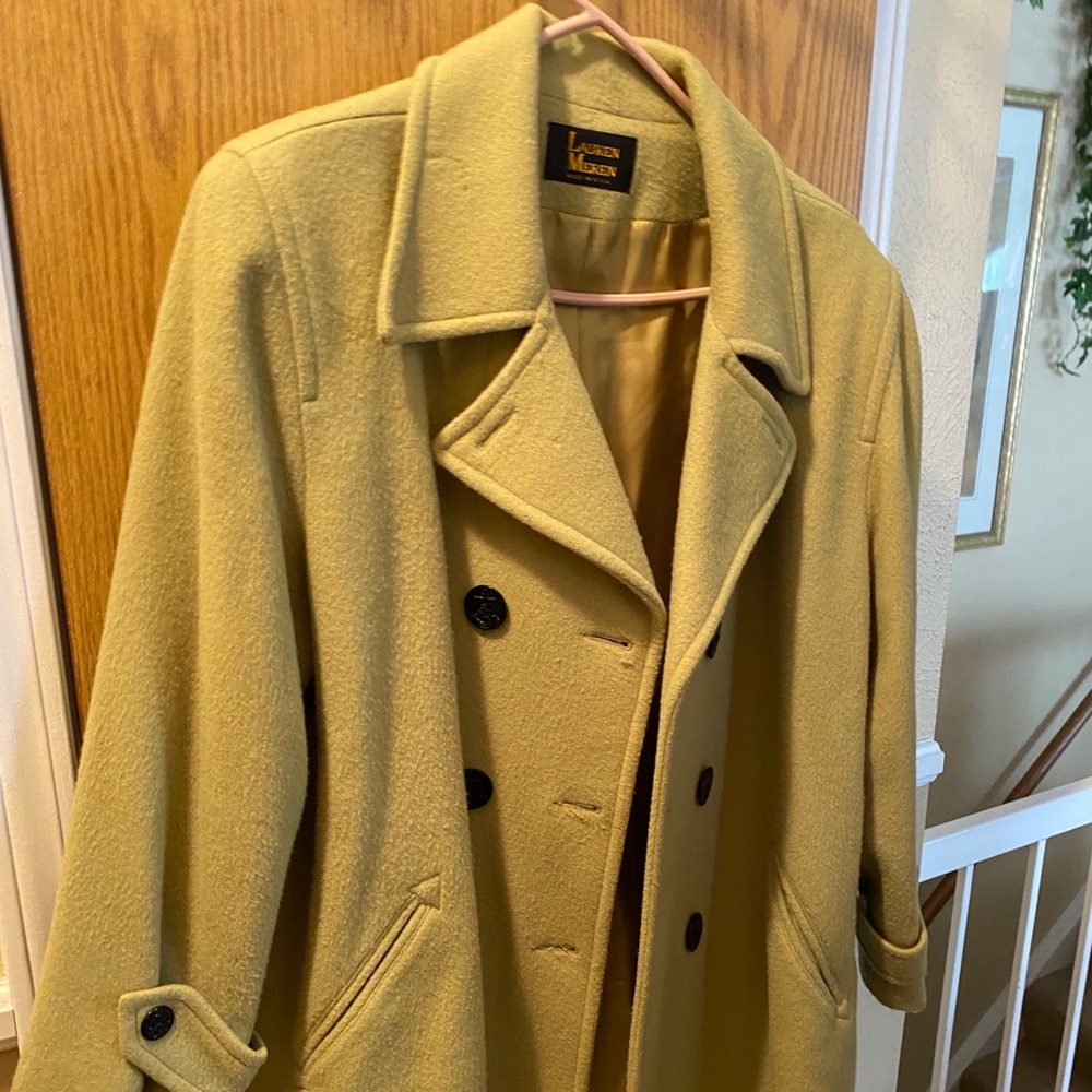 Vintage Lauren Meren wool overcoat.